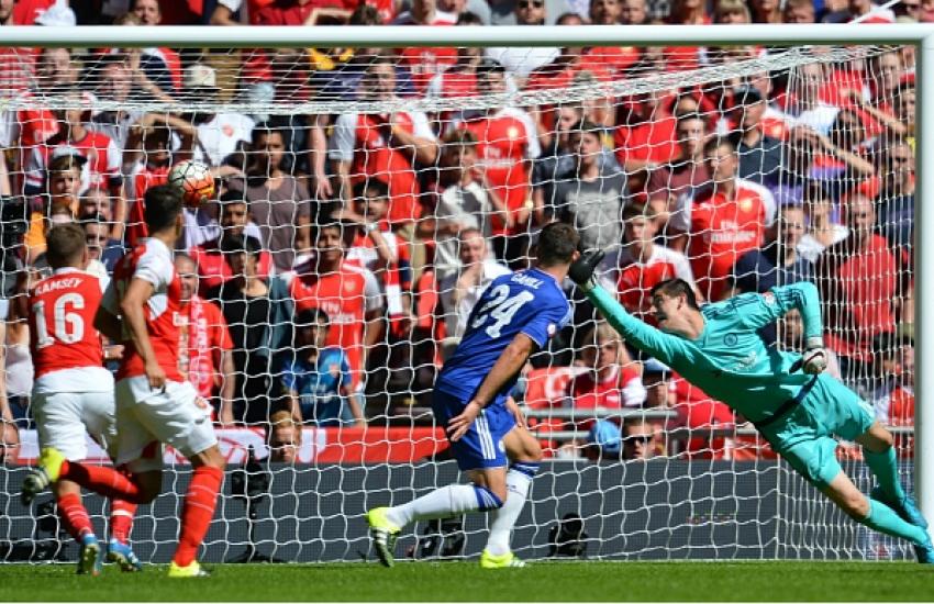 Arsenal are Community Shield Champions in Wembley Stadium England